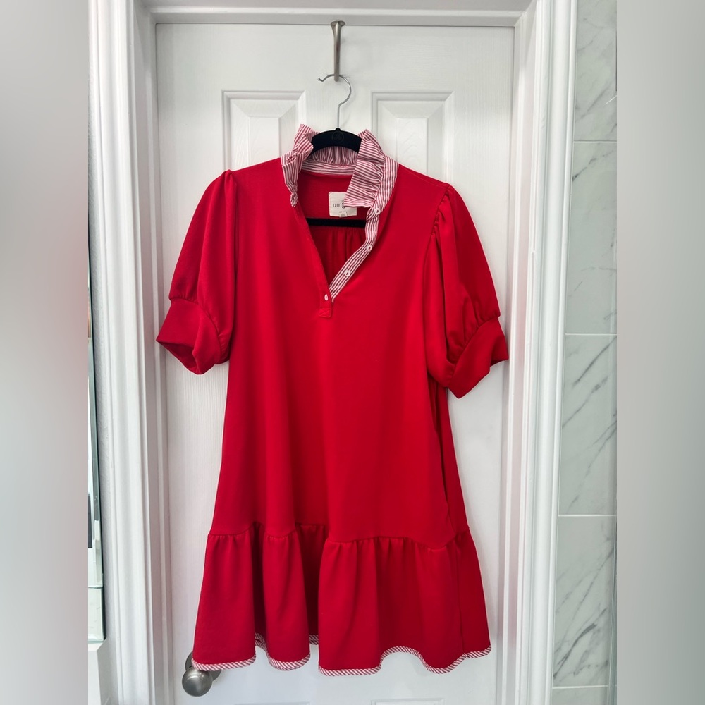 Umgee Vibrant Red Dress